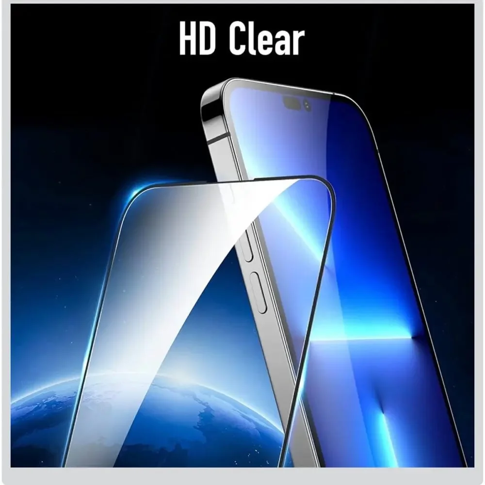 MOCOLL 2PCS x3 pack for iPhone 14 Pro Max Screen Protector Tempered Glass